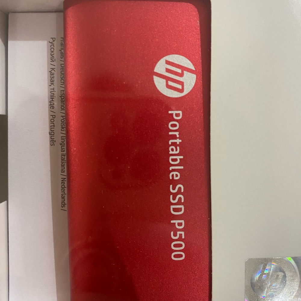 HP White and Blue Product Information Sheet